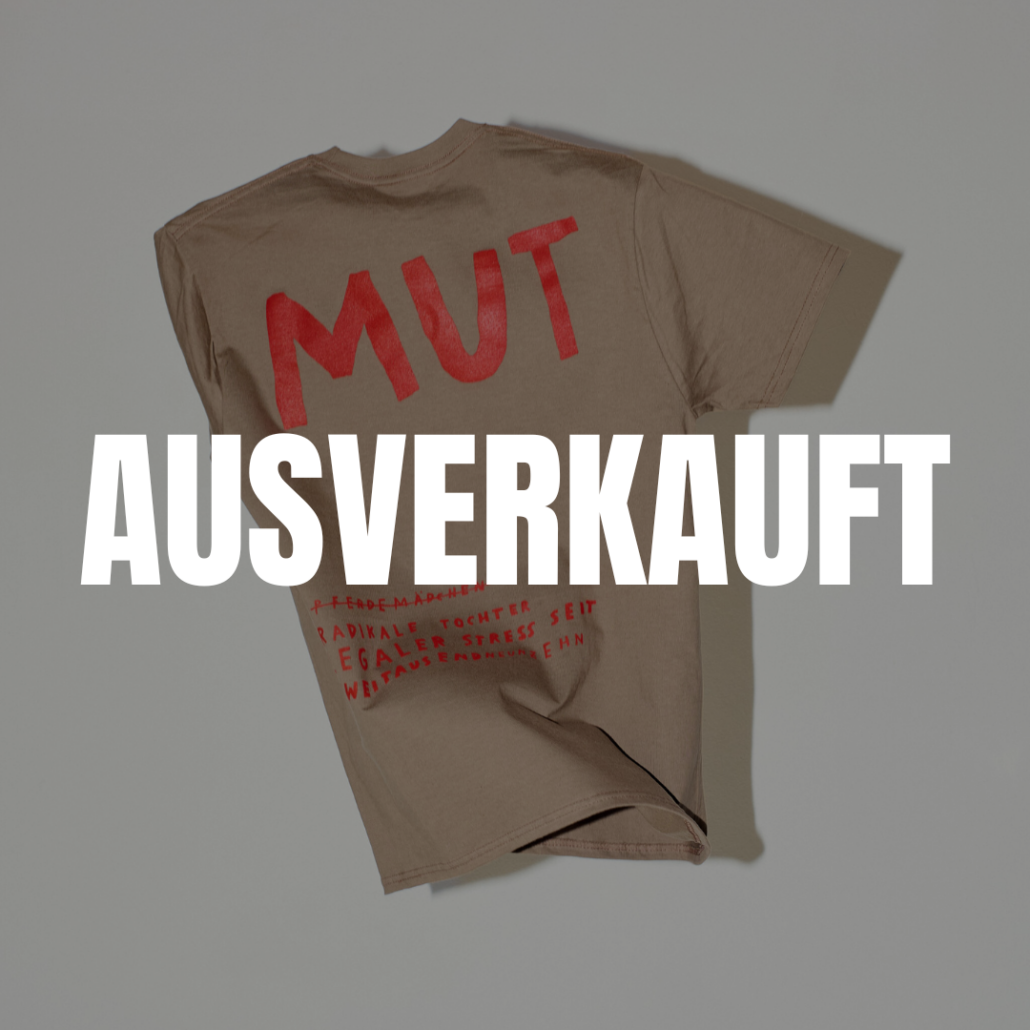 T-Shirt "MUT" (Braun)